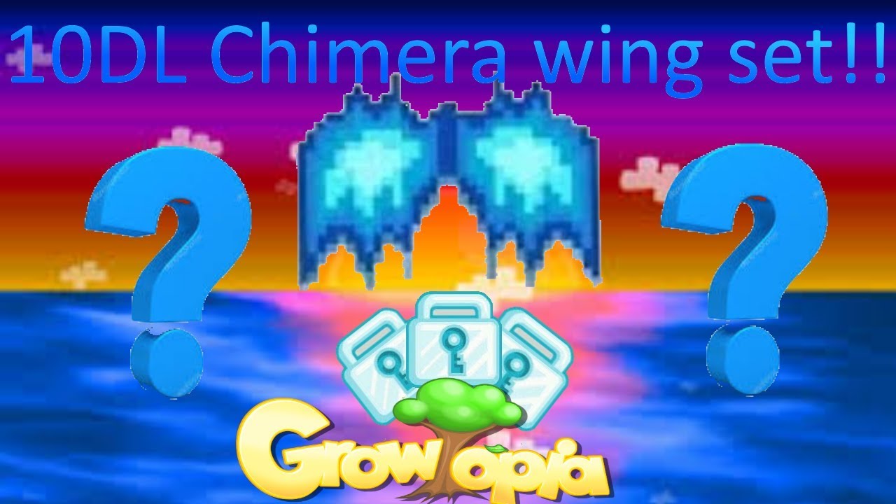 Growtopia Chimera Wings Set Challenge !!