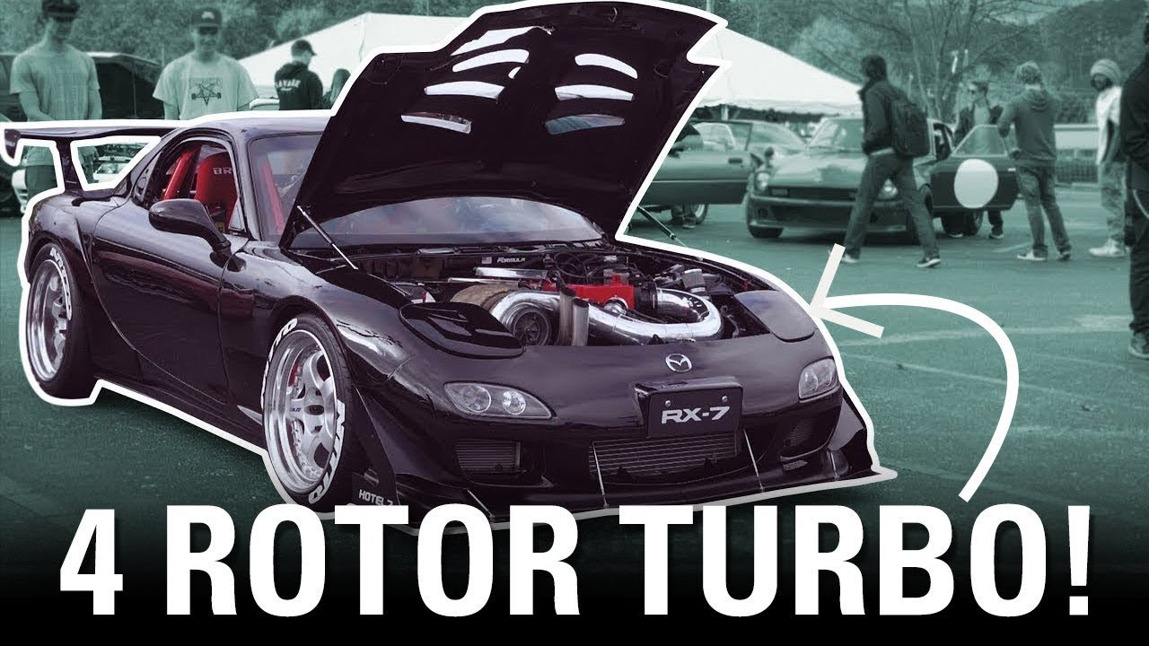 INSANE! 4 Rotor TURBO at Cars and Coffee! 4k - YouTube