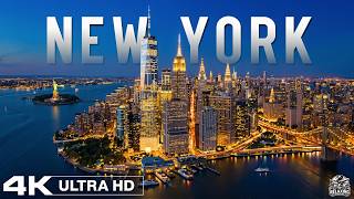 New York 2026 4K 🌃 City Night Walk, Manhattan Skyline & Times Square Lights