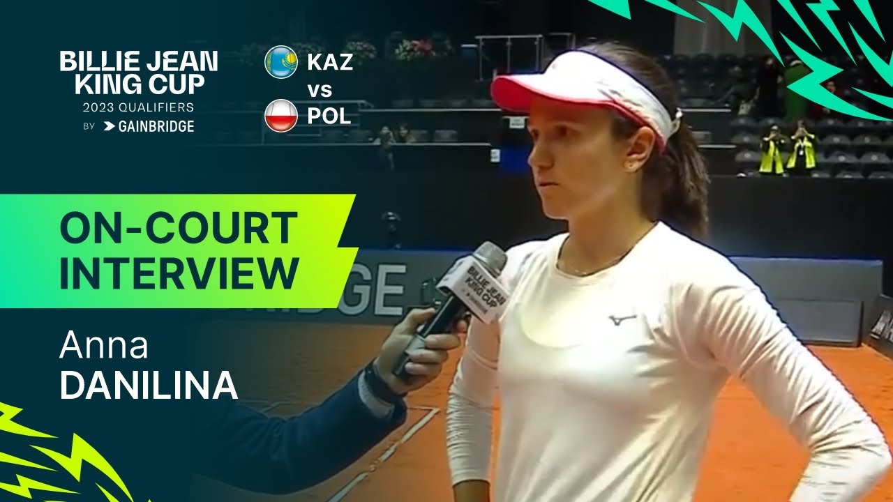 Anna Danilina | On-court Interview | 2023 Billie Jean King Cup