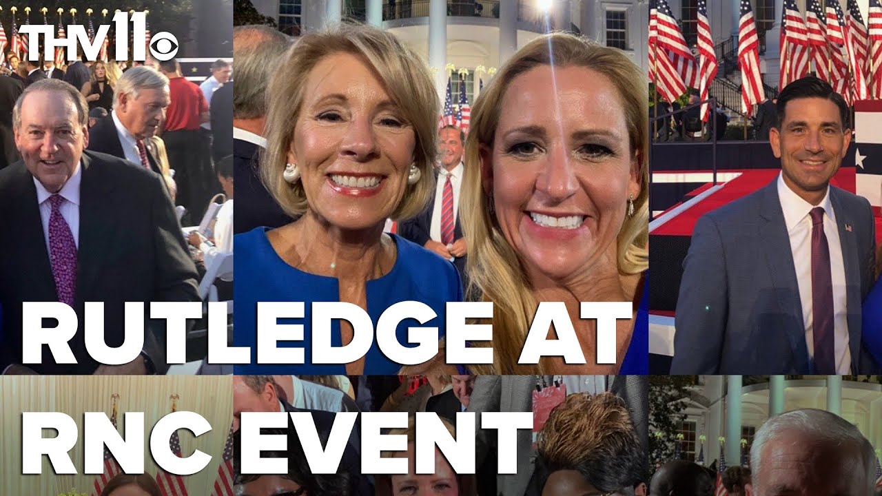 Leslie Rutledge seen at RNC event not wearing mask, social distancing