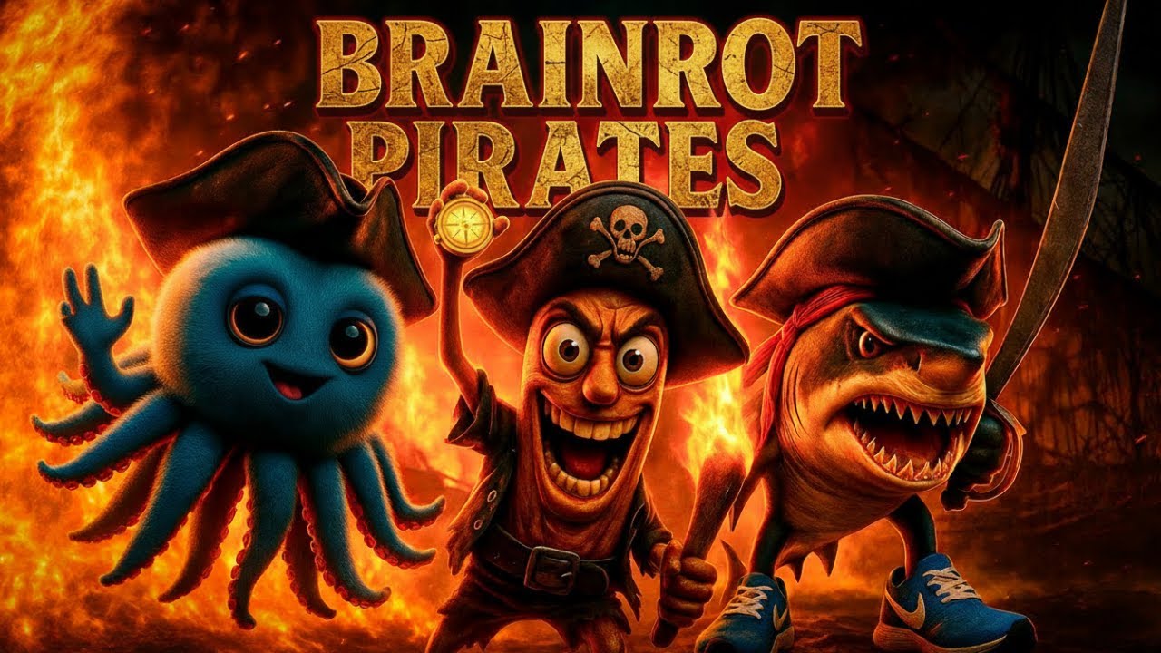 Brainrot Spaghetti - YOUR IDOL x BRAINROT PIRATES | Official Music Video