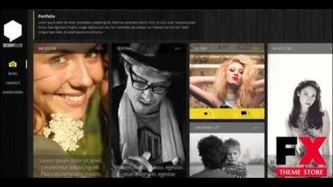 Preview Gazelle - Responsive AJAX Portfolio and Blog Theme T