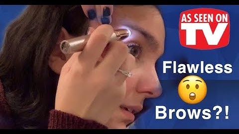 TESTING As Seen On TV FLAWLESS BROWS!
