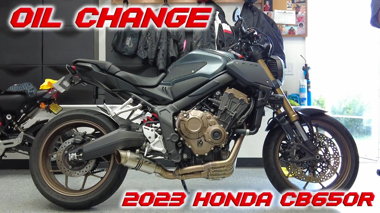 2023 Honda CB650R | Oil Change | Quick Guide | 012