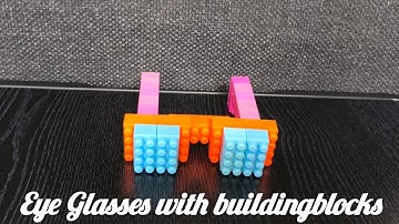 Satisfying DIY blocks Eye Glasses #harshysworld #blocks #buildingblocks #games #gamesforkids #gaming