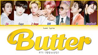 BTS - 'Butter' - (Color Coded Lyrics)