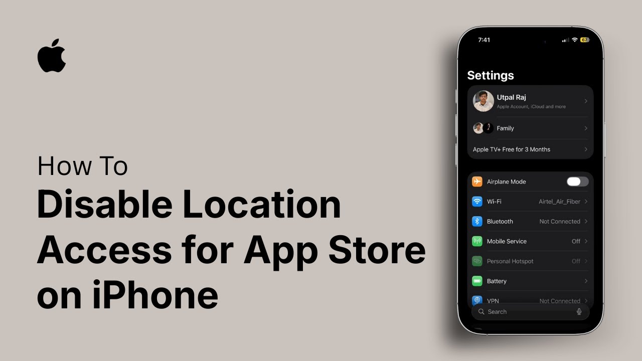 How to Disable Location Access for App Store on iPhone - YouTube