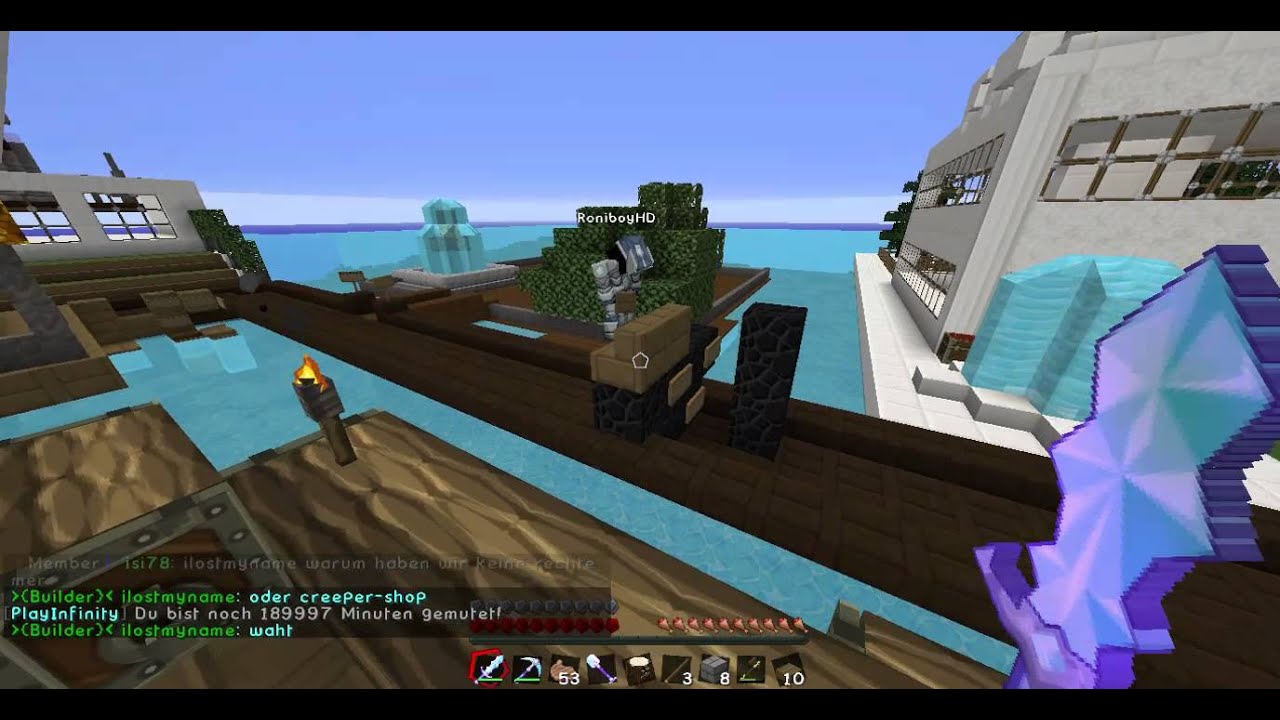 PlayInfinity Griefer!!! Report