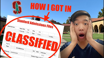 REVIEWING MY STANFORD ADMISSIONS FILES!!! Admissions files and full application RELEASED!