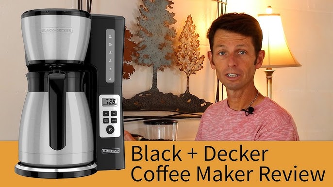 HOW TO DESCALE / CLEAN VINEGAR Black + Decker 12 Cup Mill & Brew