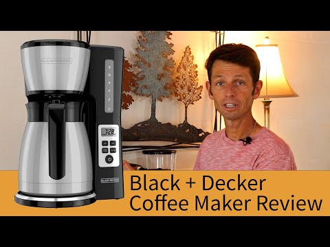 DETAILED REVIEW BLACK + DECKER 12 Cup Thermal Programmable Coffee Maker  CM2046S HOW TO MAKE COFFEE 