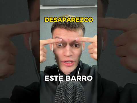 DESAPARECE UN BARRO (ACNÉ) EN MINUTOS #asmr DE MAQUILLAJE Y SKIN CARE #shorts #viral #asmrvideo