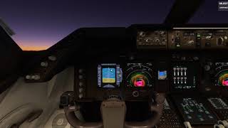 Microsoft Flight Simulator - 747-8 - stabilizer trim, speed and altitude oscillations on auto-pilot.