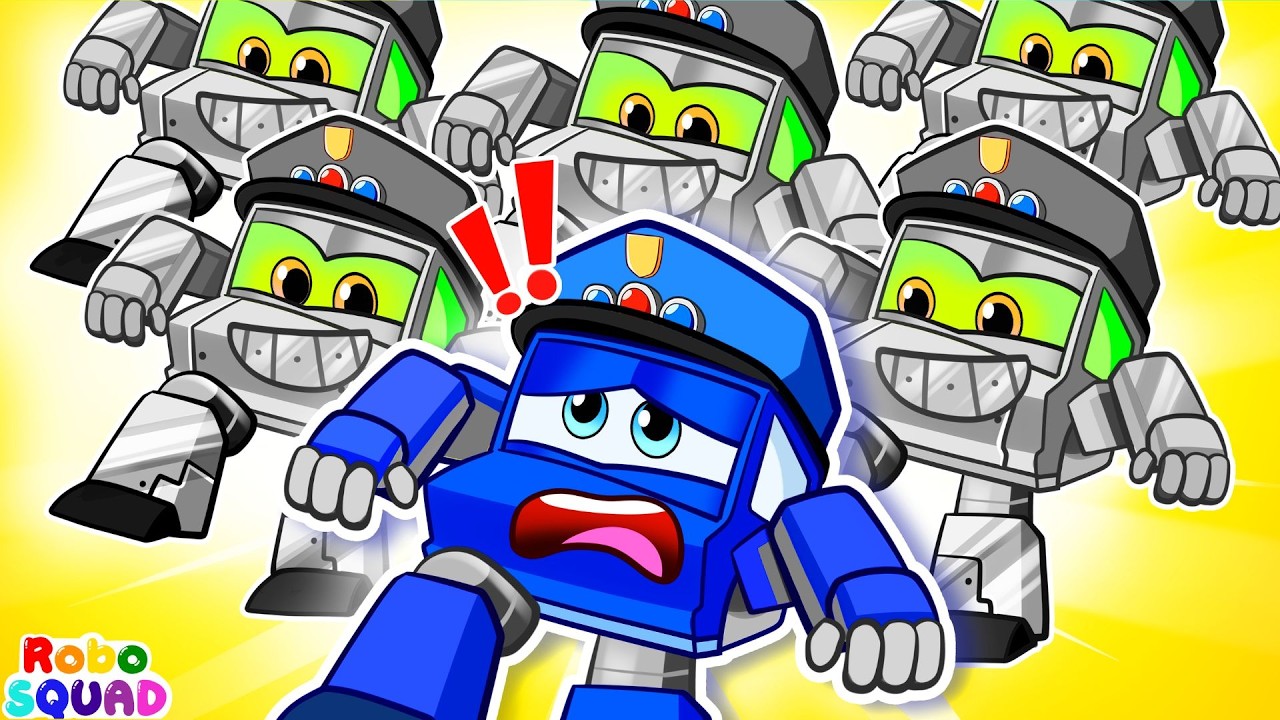 Ten Copies of Me! 😱 Which One Is Real? | Fun Songs for Kids | RoboSquad Nursery Rhymes