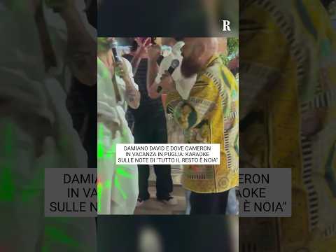 Video Damiano David e Dove Cameron in vacanza in Puglia