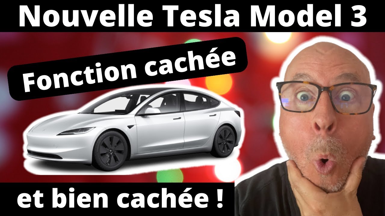 La Fonction Cachée de la Nouvelle Tesla Model 3 révélée par les  journalistes 
