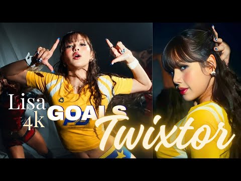 TWIXTOR CLIPS 4K LISA BLACKPINK - GOALS MV(FIFA)