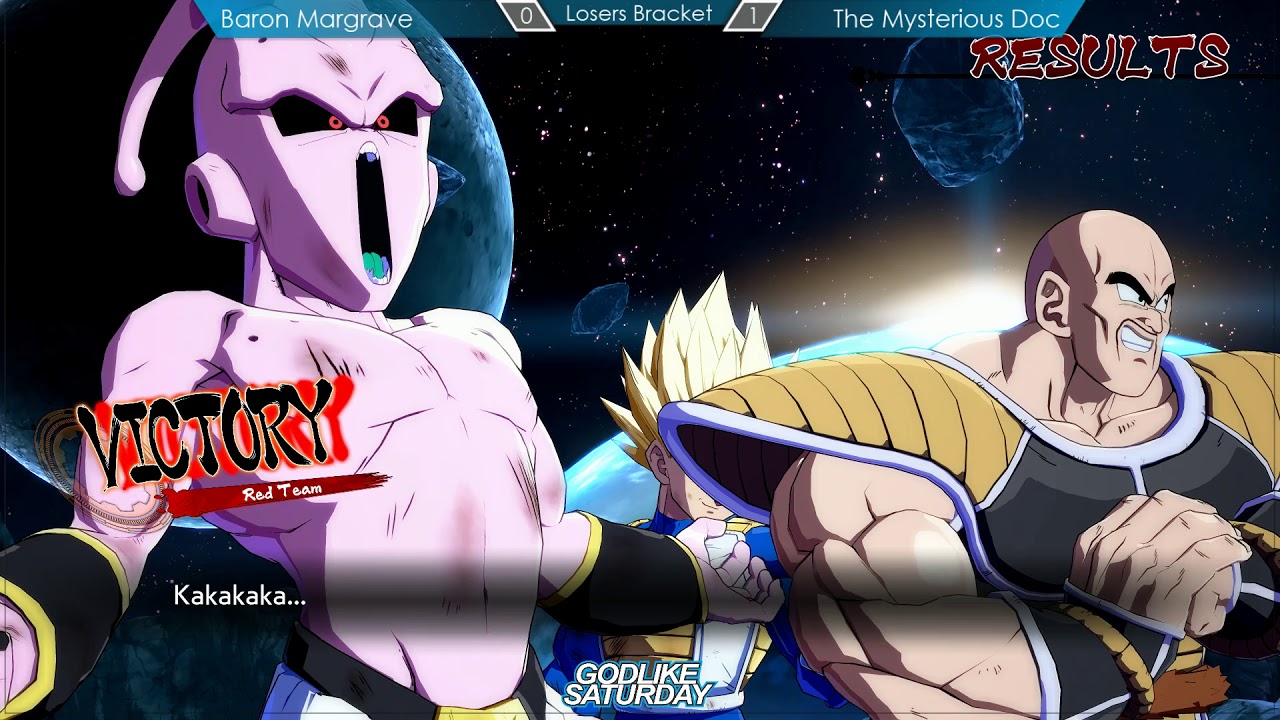 DBFZ Winners/Losers Brackets - Godlike Saturday, March 2018 [1080p/60fps]