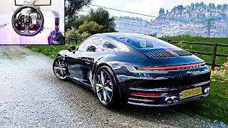Porsche 911 Carrera S | Forza Horizon 5 | Logitech g29 gameplay
