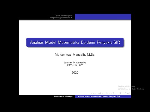 Video: Pemodelan Matematika Program Eliminasi Filariasis Limfatik Di India: Diperlukan Durasi Pemberian Obat Massal Dan Tingkat Pasca Infeksi Indikator Infeksi