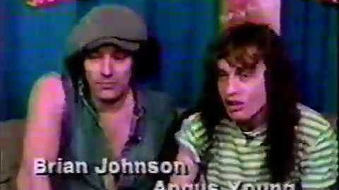 AC/DC Classic Interview Clip 1986 "Who Made Who", Stephen King and More!