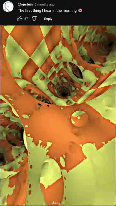 This fractal dimension is alive and in pain 😭 #shorts #fractals