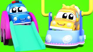 Have fun at SCHOOL with BABY CARS!  | Baby Trucks | Car City World App