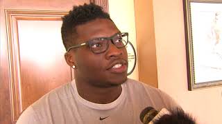 OSU Football: Emmanuel Ogbah talks about Trevone Boykin (2015-11-05)