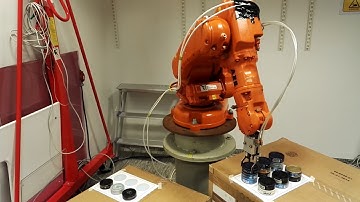 Stacking ABB IRB 140 Industrial Robot Part 1
