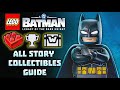 All 124 Story Collectibles in LEGO Batman Legacy of The Dark Knight (Red Bricks,Caches,Trophies)