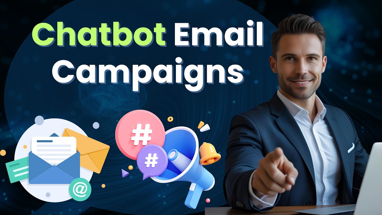 AI chatbot email marketing tutorial showing discount coupon flow