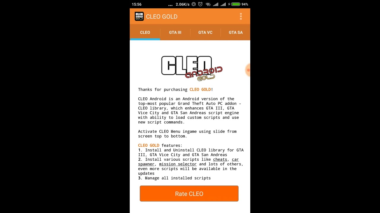 Cleo Gold No Root Apk Free For Android - Colaboratory