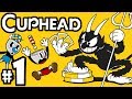 CUPHEAD + Mugman - 2 Player Co-Op! - Gameplay Walkthrough PART 1: “Don’t Deal With The Devil”
