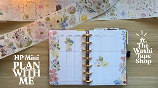 Cozy Desk Diaries// Happy Planner Mini plan with me ft. The Washi Tape Shop!