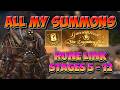 All My Summons for Dane &amp; Nascent Banner | Rune Link Stages 5 - 12 | Watcher Of Realms