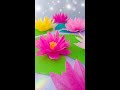Lotus. How to make paper flowers. #shorts#papercraft #paperflower#lotusflower