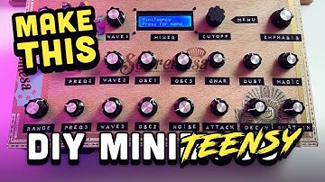 DIY Minimoog Inspired Synth | A Teensy Powered Tribute