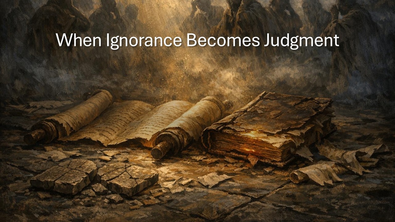 When Ignorance Becomes Judgment - Hosea 4.1-6 - Apr 12, 2026