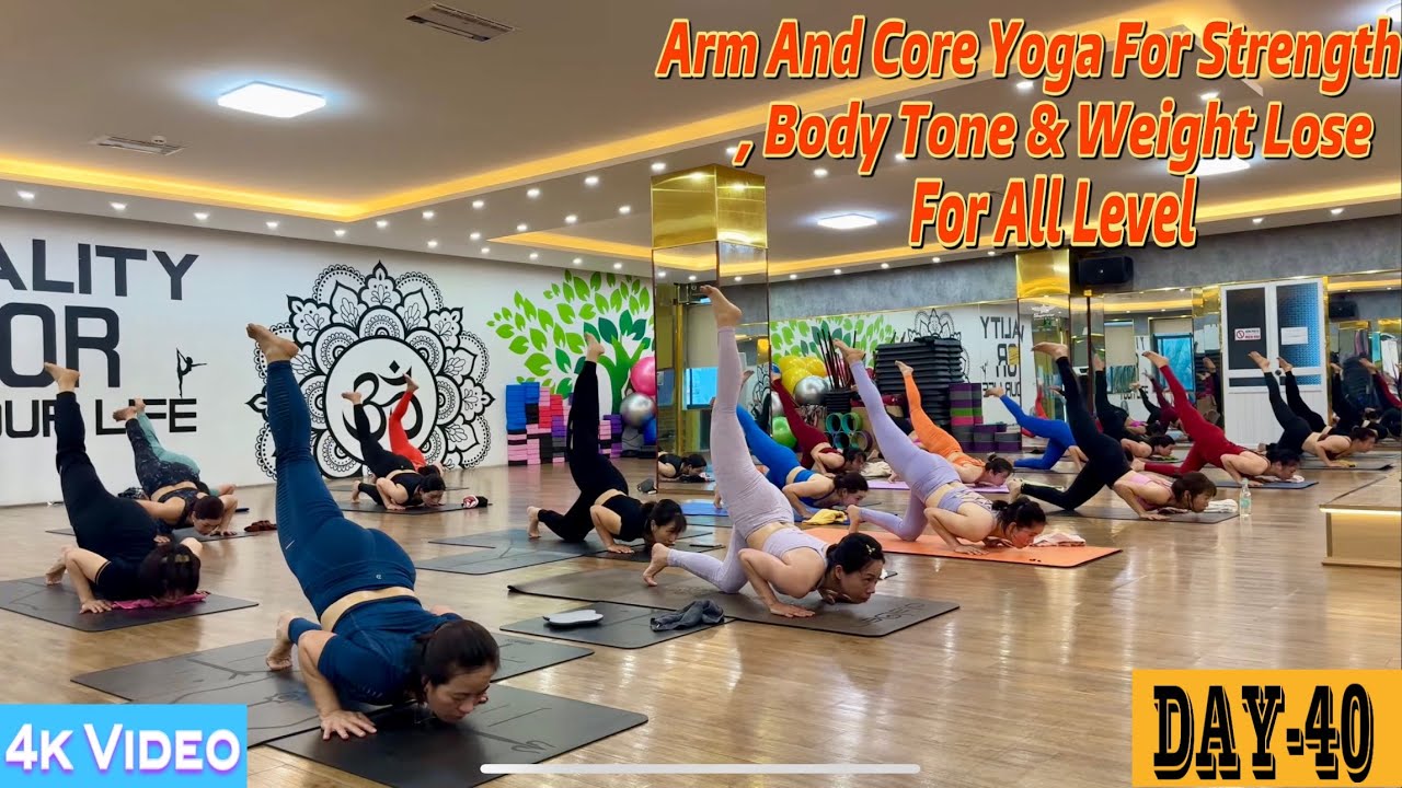 DAY-40 Arm And Core Yoga For Strength, Body Tone & Weight Lose | Master Ranjeet Singh Bhatia |