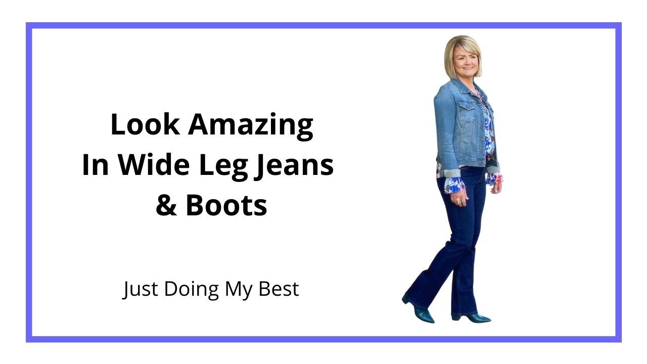 Styling Tips For Wearing Wide Legs Jeans With Boots