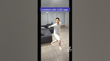 make yourself dance like a pro, download #in3d app (link in description) #ar #3d #avatar #glb #fbx
