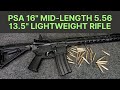 Psa 16 midlength 556 nato 17 nitride 135 lightweight mlok moe ept rifle