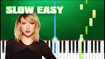 Taylor Swift - evermore ft. Bon Iver (Slow Easy Piano Tutorial) (Anyone Can Play)