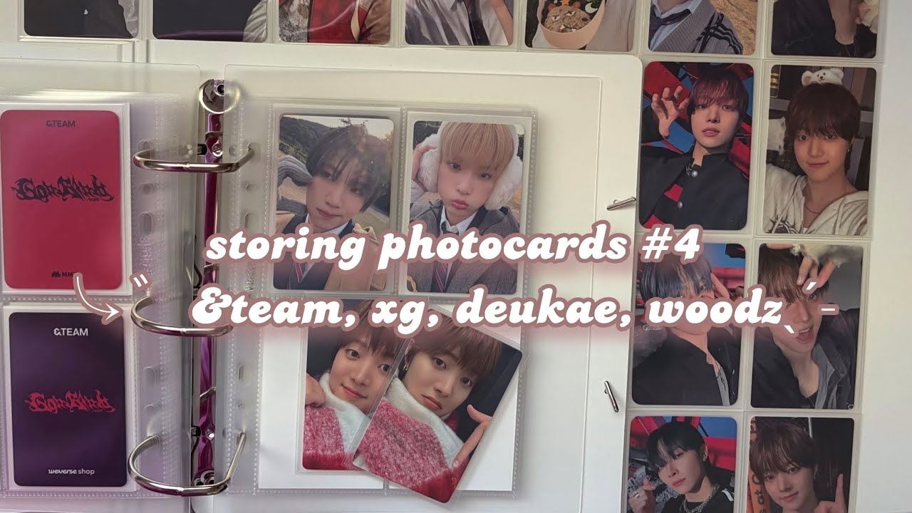 storing photocards #4 ⋆˙⟡ &team ej + ot9 ft. xg, dreamcatcher, woodz