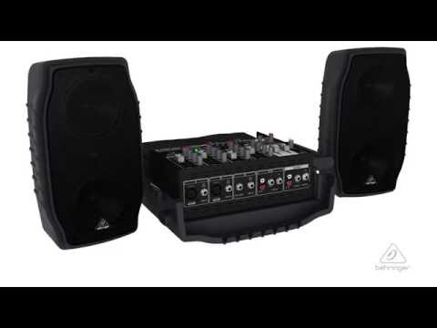 EUROPORT PPA200 Portable PA System - YouTube