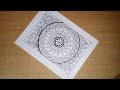 How to draw mandala | simple step by step drawing for beginners