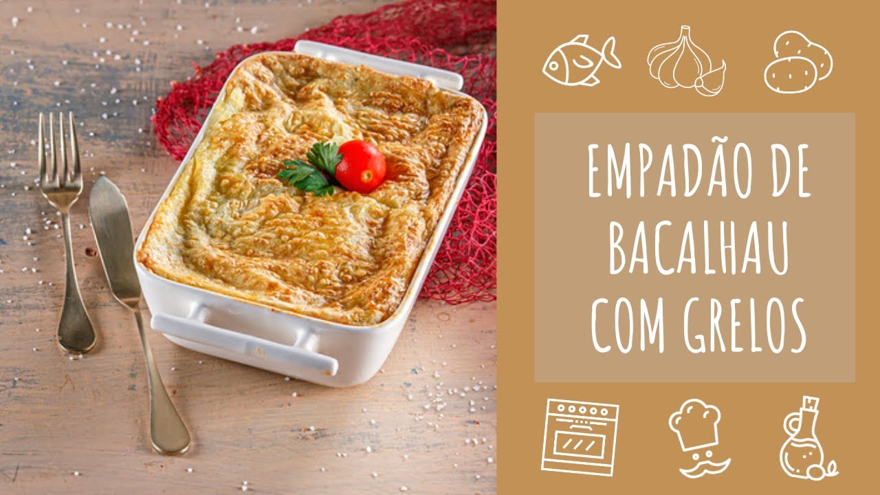Empadão de bacalhau com grelos
