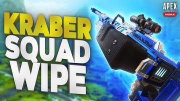 LEGENDARY KRABER SQUAD WIPE Apex Legends Mobile