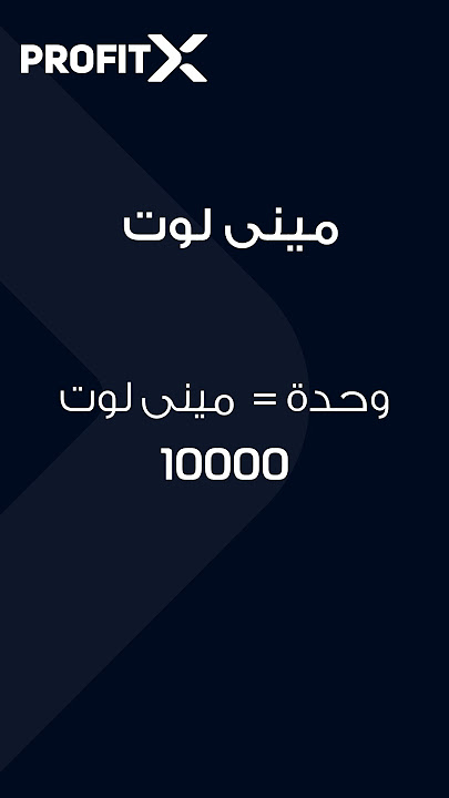 نواع ال LoT فهمهم هيساعدك تدير المخاطر وتحدد أحجام المراكز فى التداول